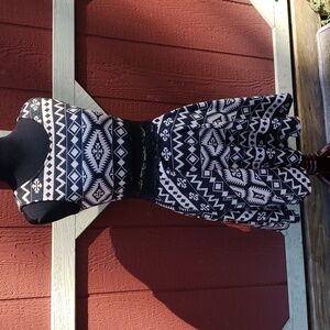 About a Girl Aztec n Lace Skater Dress